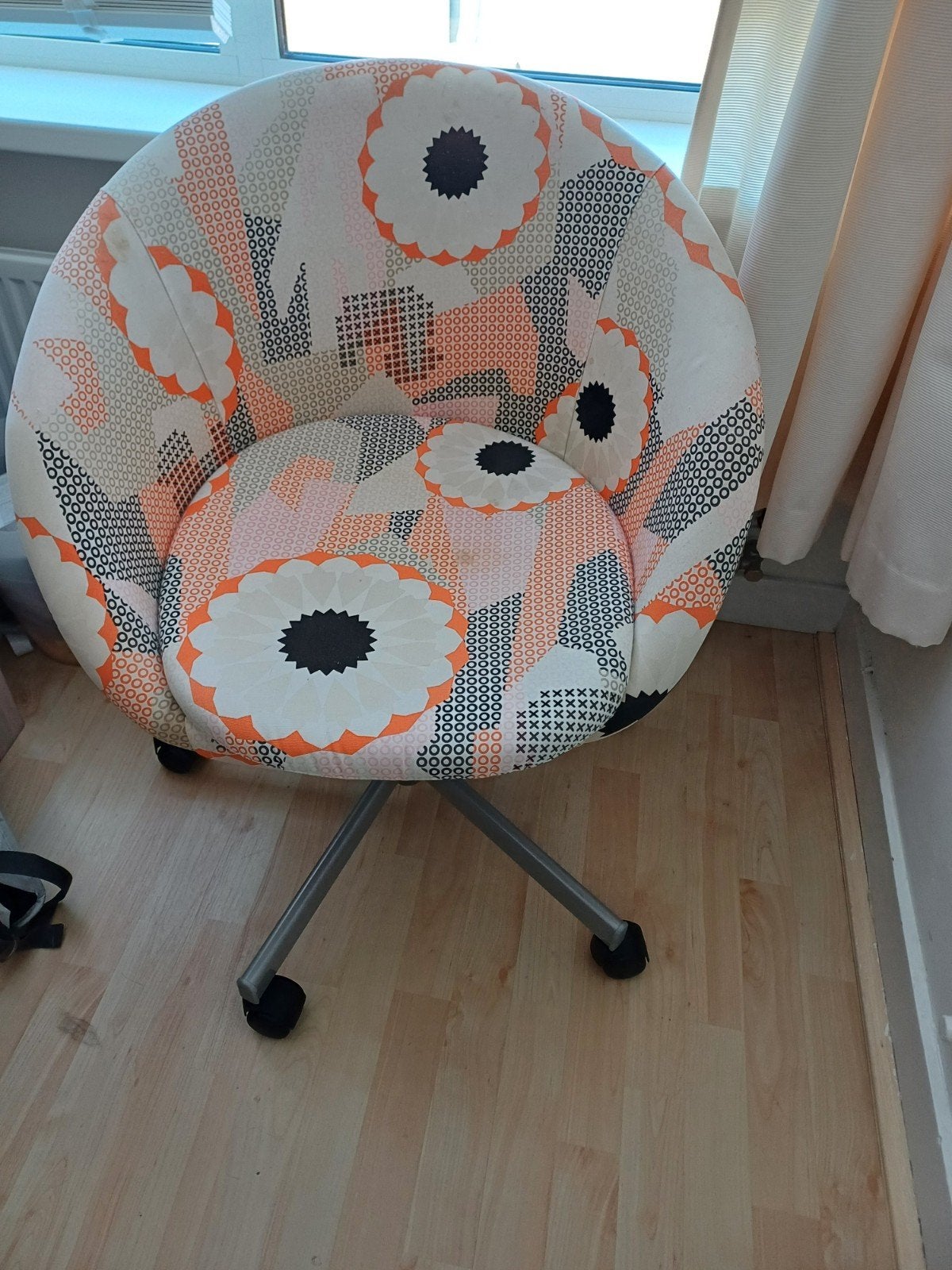 Ikea bureaustoel met kuipzitting, Ophalen, Gebruikt, Overige kleuren, Bureaustoel