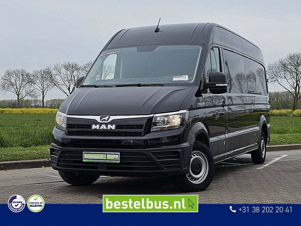 M.A.N. TGE 3.140 l4h3 navi euro6 ac!, Auto's, Bestelauto's, Gebruikt, Euro 6, 4 cilinders, Zwart