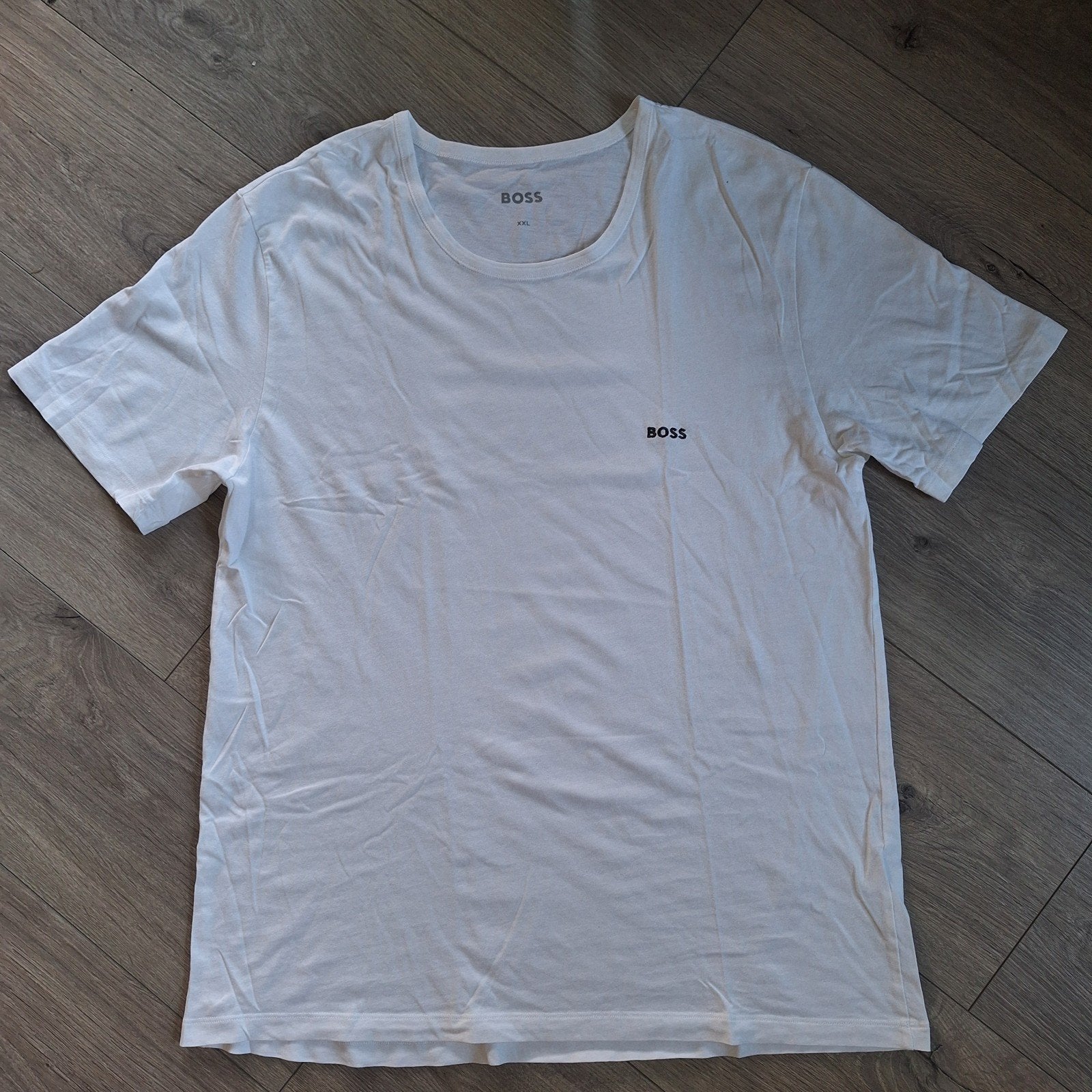 Hugo Boss wit t shirt maat XXL, Wit, Overige maten, Ophalen of Verzenden, Zo goed als nieuw