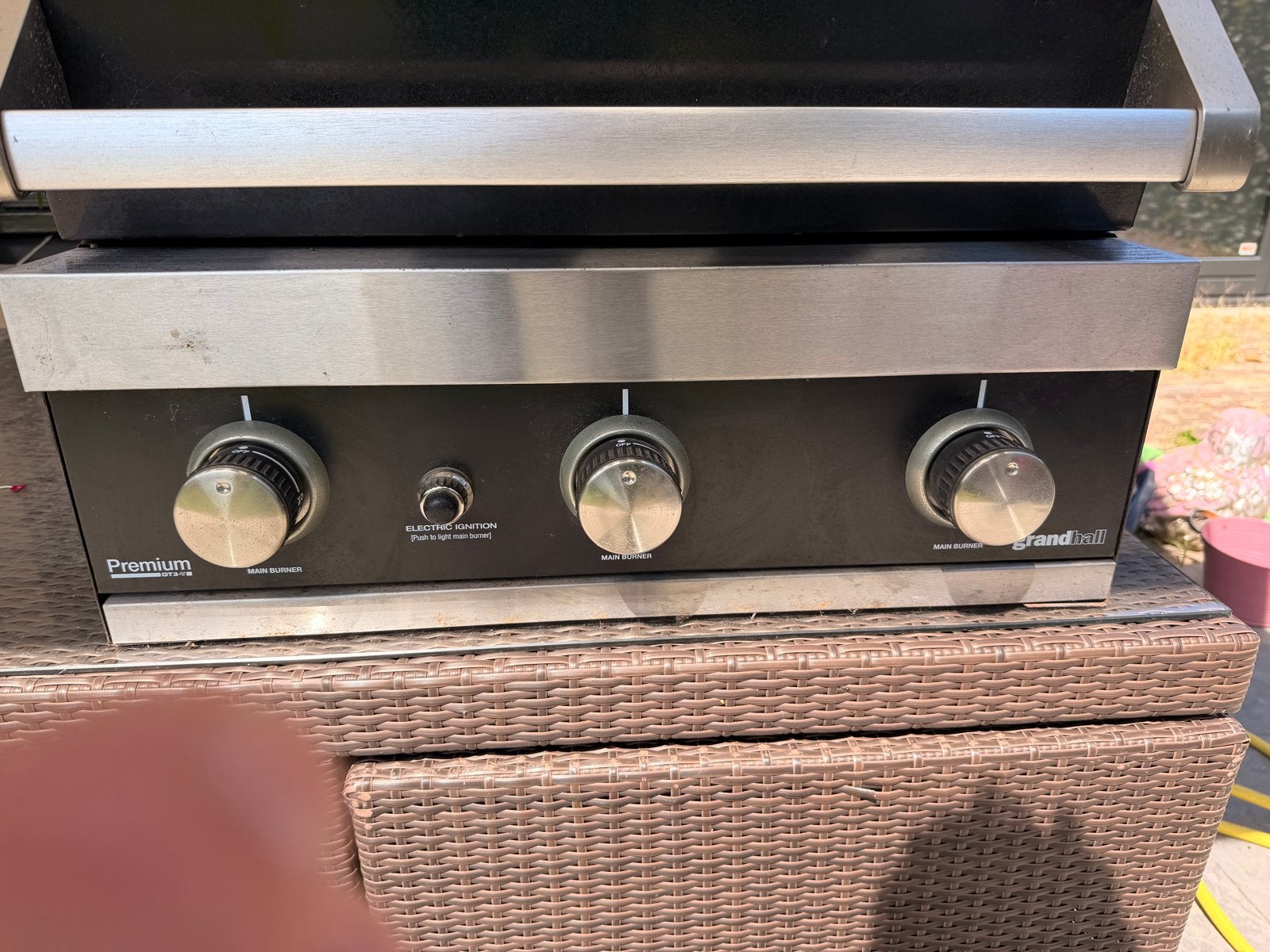Grandhall BBQ met gasfles, Ophalen of Verzenden, Gebruikt