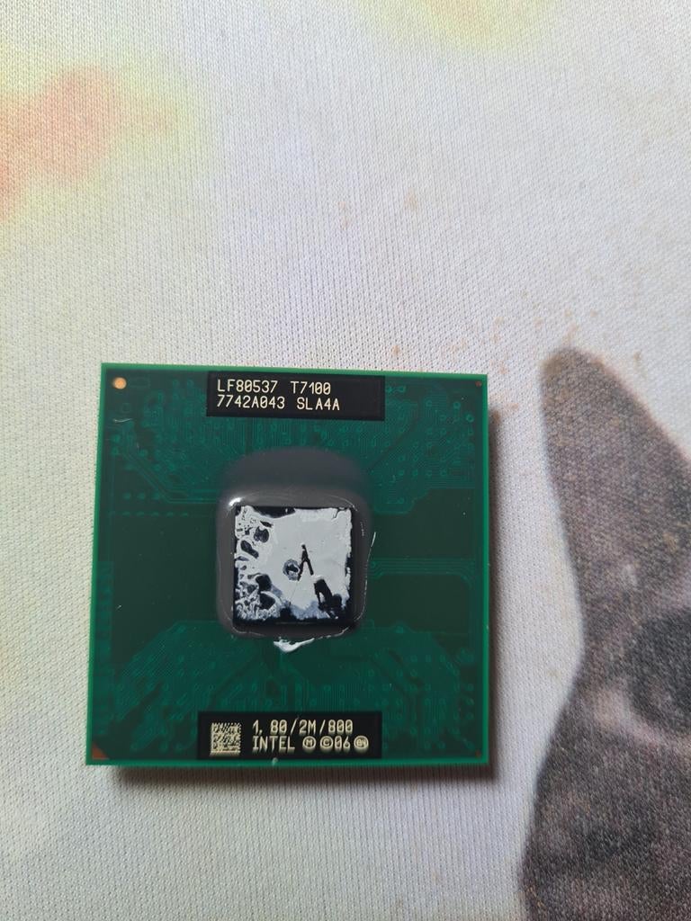 Intel Core 2 Duo T7100 (SLA4A) - Pinnen 100% kaarsrecht!, Ophalen of Verzenden, SLA4A, 2-core, Minder dan 2 Ghz