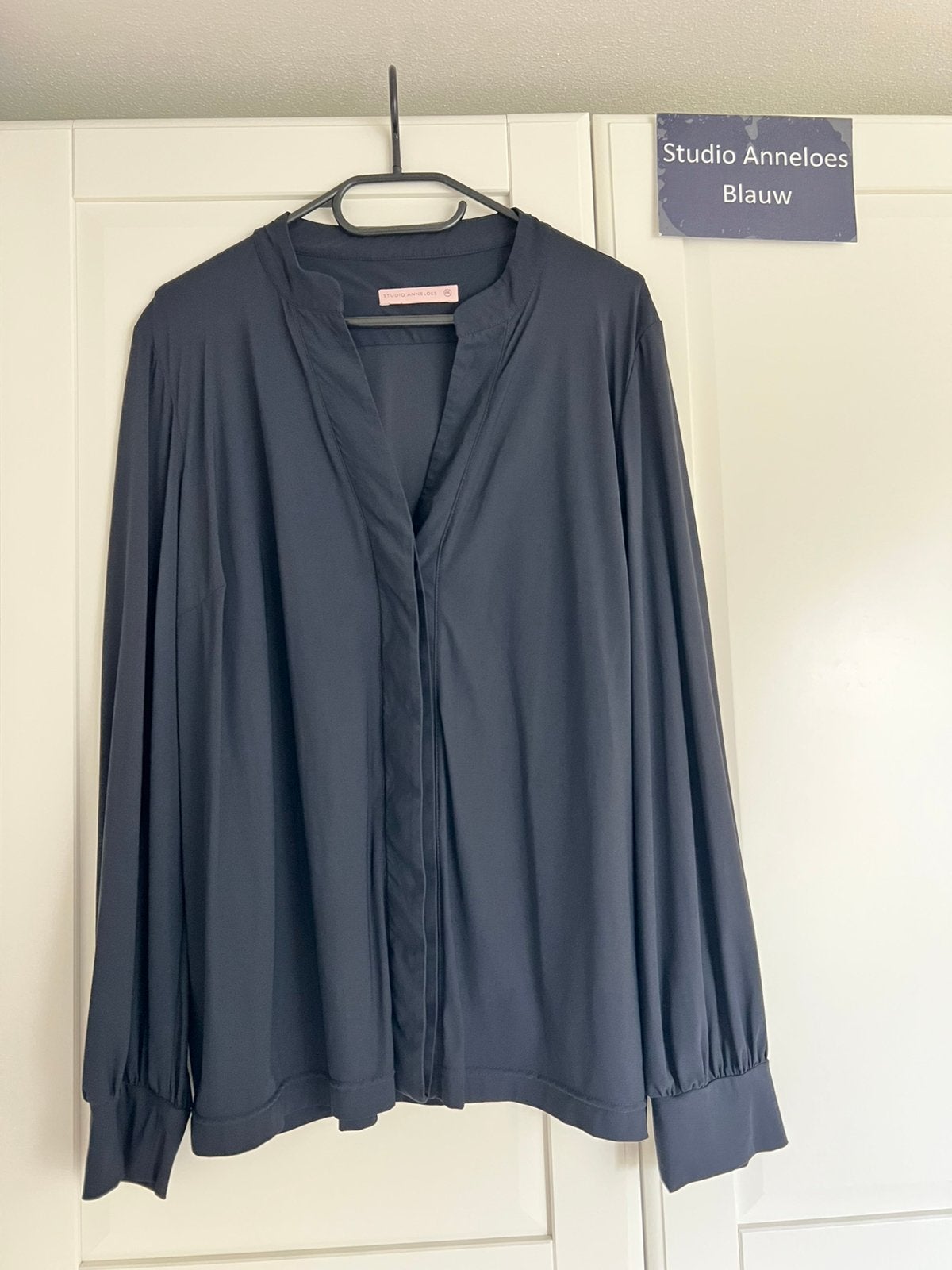 Studio anneloes moon blouse XXL zwart travelstof, Zwart, Maat 46/48 (XL) of groter, Ophalen of Verzenden, Zo goed als nieuw