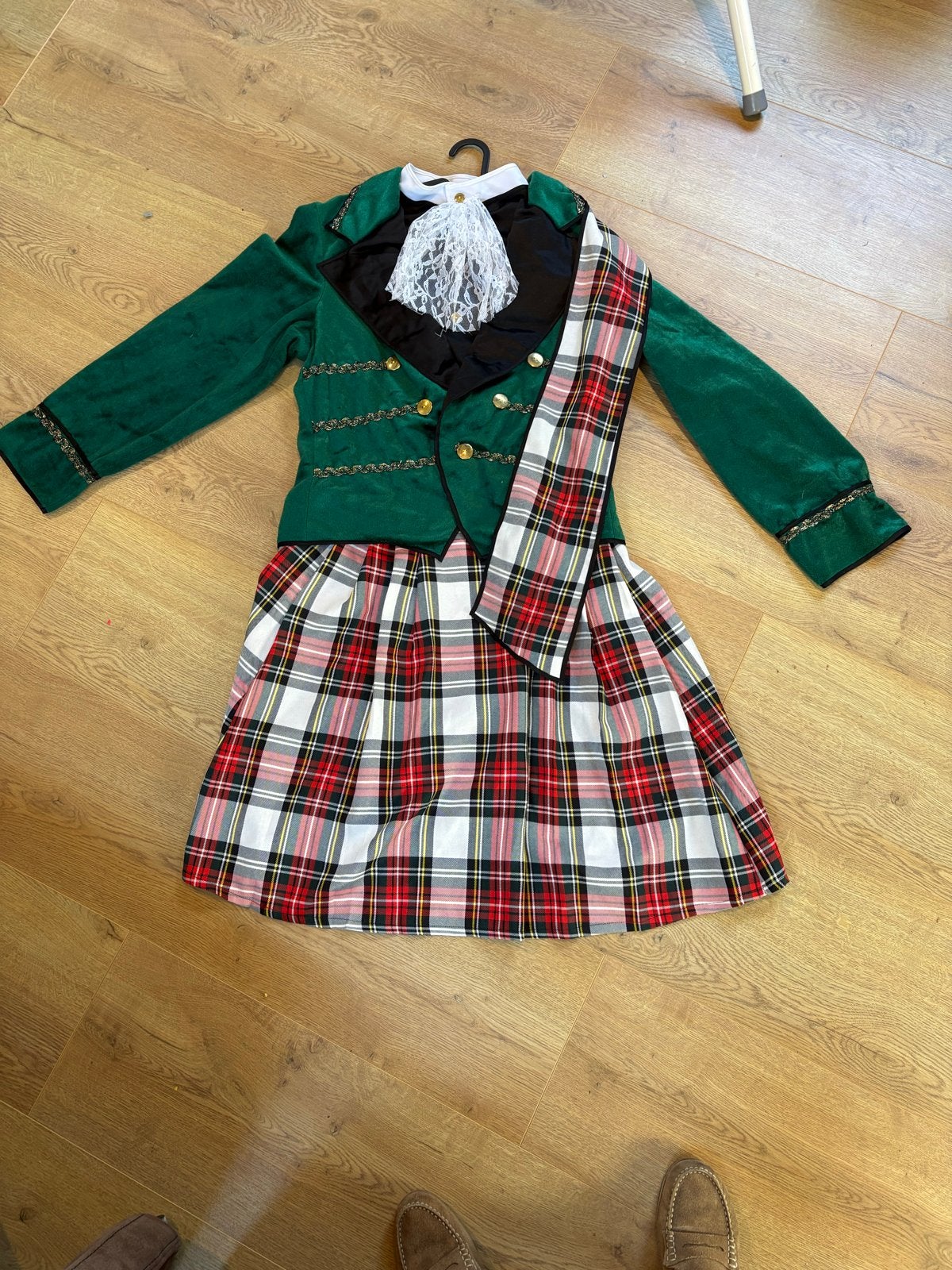 Carnavalskostuum Schotse Kilt - Maat 50, Maat 38/40 (M), Carnaval, Ophalen of Verzenden, Zo goed als nieuw