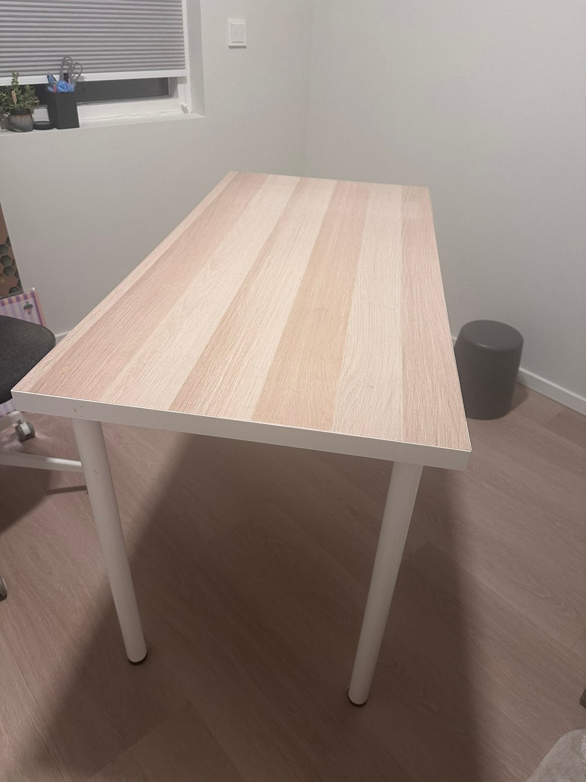 Ikea bureau linnmon, Ophalen, Gebruikt, Rechthoekig, 50 tot 100 cm