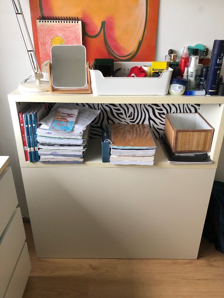 Ikea Odda? bed hoofdeind kastje, Ophalen, Overige materialen, Gebruikt, Minder dan 45 cm