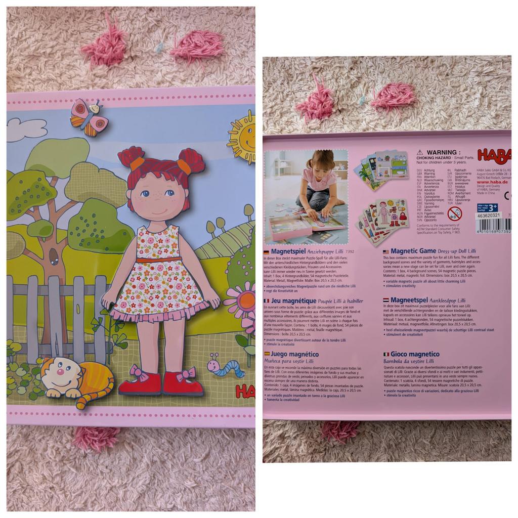 Magneet boek aankleedspel lili, Ophalen of Verzenden, Zo goed als nieuw, Overige typen