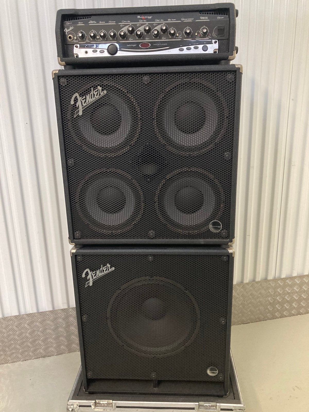 Fender Bassmann 400 stack, Muziek en Instrumenten, Versterkers | Bas en Gitaar, Ophalen, Zo goed als nieuw, Basgitaar, 100 watt of meer