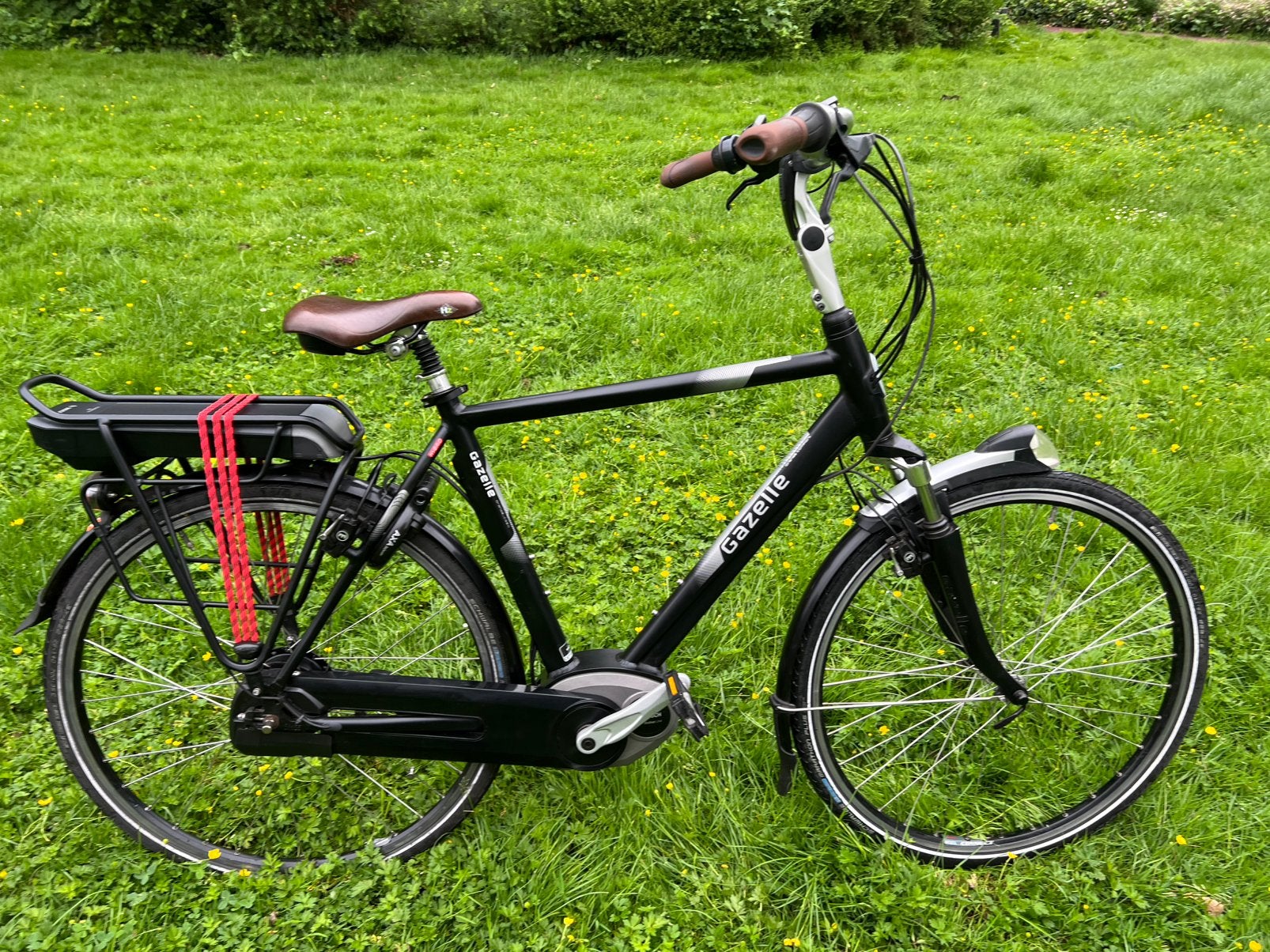 Gazelle middenmoter Orange comfort elektrisch damesfiets, Fietsen en Brommers, 55 tot 59 cm, Ophalen of Verzenden, Gebruikt, Gazelle