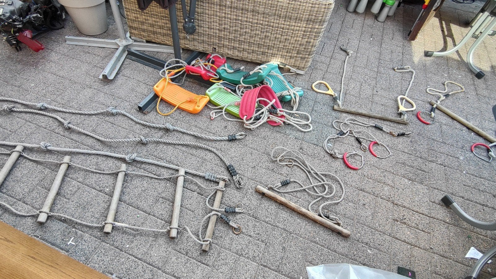 Te Koop Diverse, Kinderen en Baby's, Speelgoed | Buiten | Speeltoestellen, Ophalen, Gebruikt, Klimnet