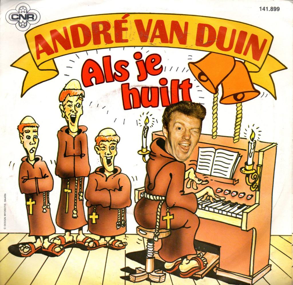 André van Duin. Als je huilt/ Bim Bam. NR1218, Gebruikt, Verzenden, Nederlandstalig, Single