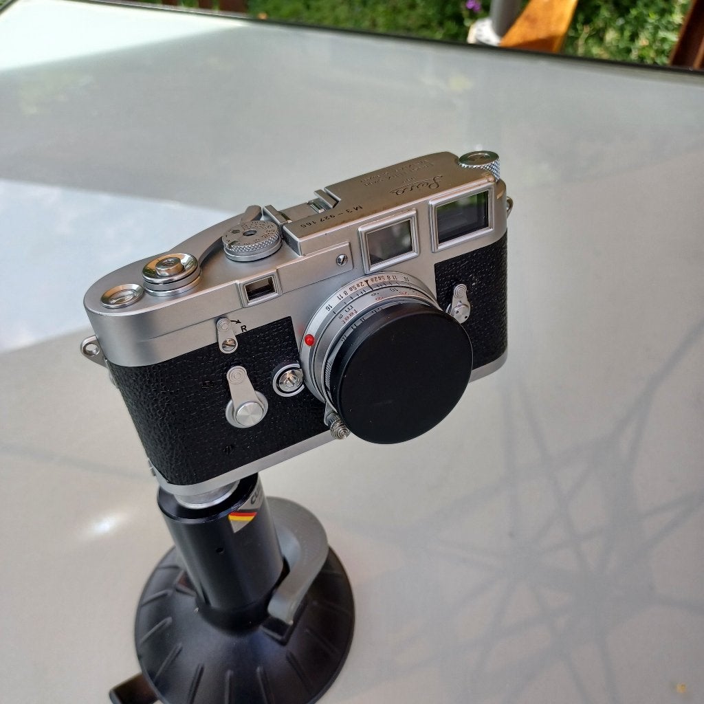 Leica M3 mint met elmar 50/2.8 lens, Ophalen of Verzenden, Zo goed als nieuw, Compact, Leica