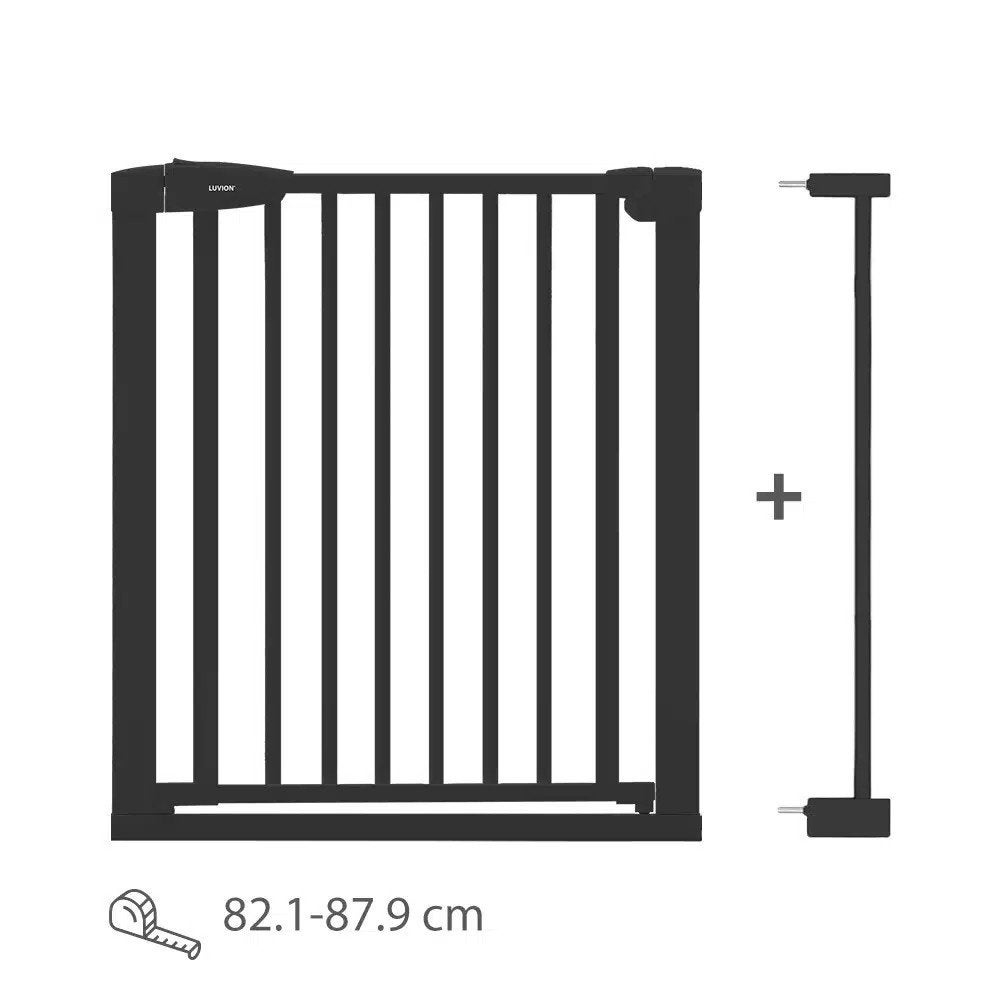 Luvion safetygate black traphekje kind of hond, Nieuw, Ophalen of Verzenden, Klemhekje, Metaal of IJzer