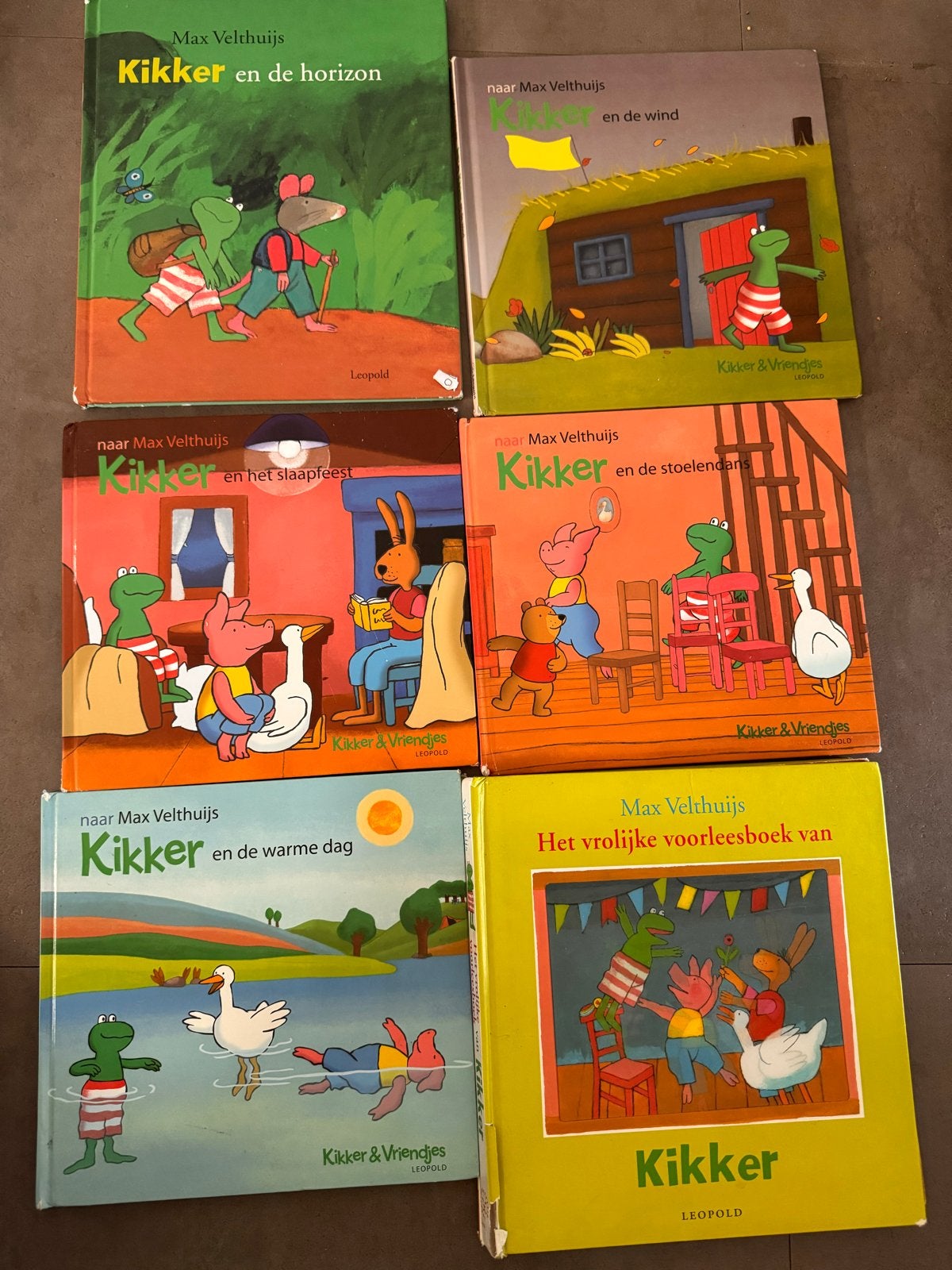 6 Kikker boeken: prentenboeken en verzamelbundel, Boeken, Verzenden, Gelezen, 3 tot 4 jaar