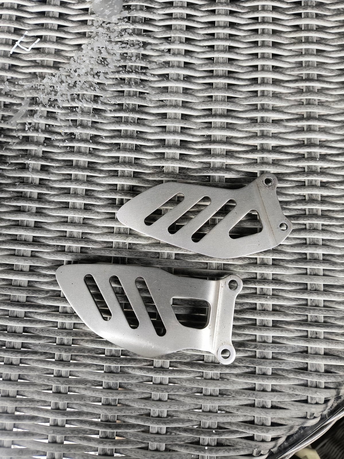 Suzuki GSX-R 600 K7 OEM Voetsteunen/Heelguards, Ophalen of Verzenden