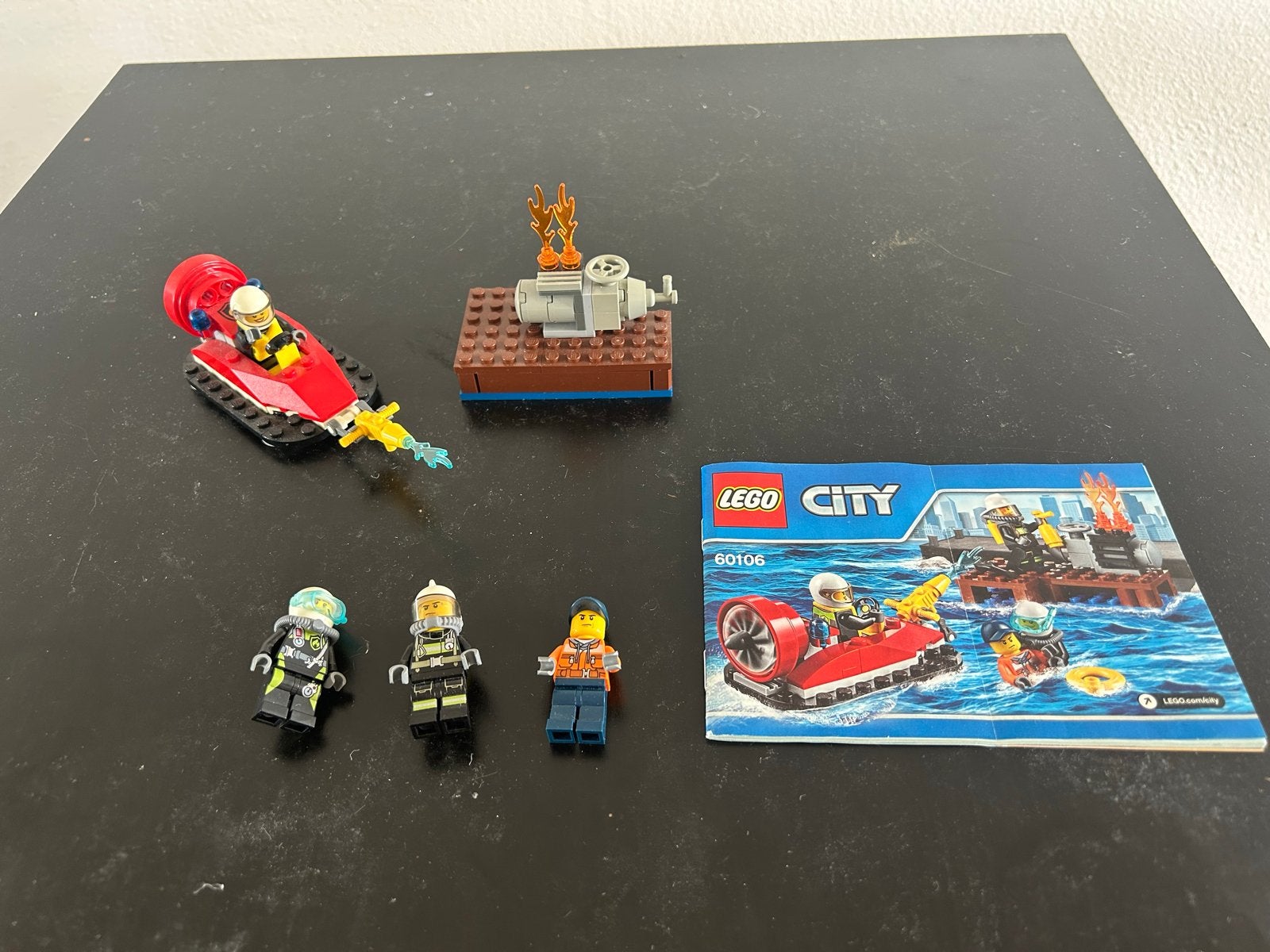 LEGO City 60106 Brandweer Starterset, Lego, Ophalen of Verzenden, Compleet, Complete set
