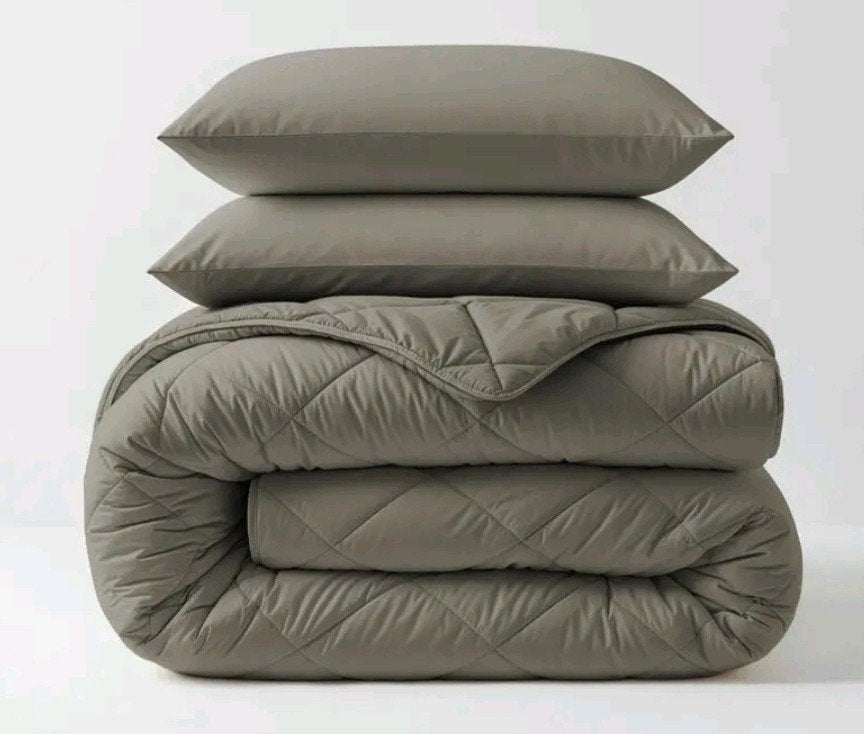 Sleeptime Lazy Dekbed Kaki 200x200 incl. Slopen, Onbekend, Sleeptime, Ophalen of Verzenden, Deken of Dekbed