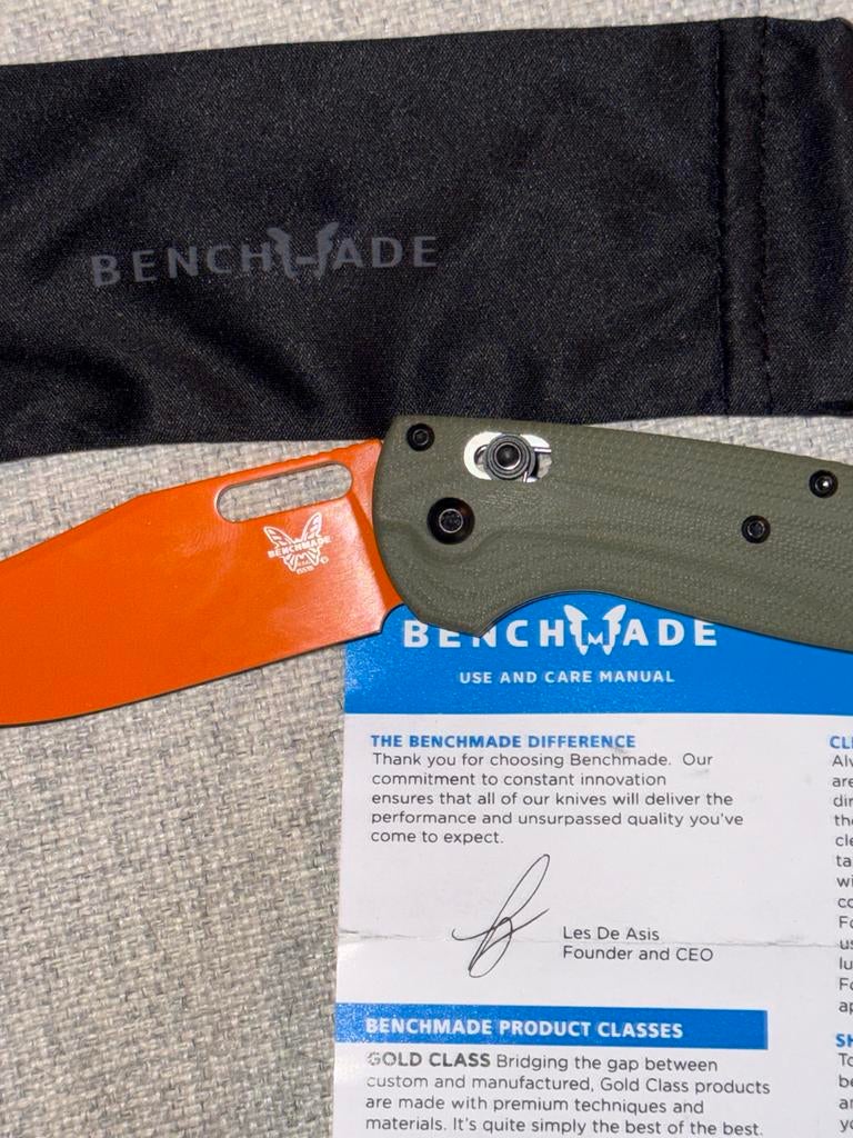 Benchmade Kampeer Zakmes - Nieuw, Nieuw, Ophalen of Verzenden, A, A