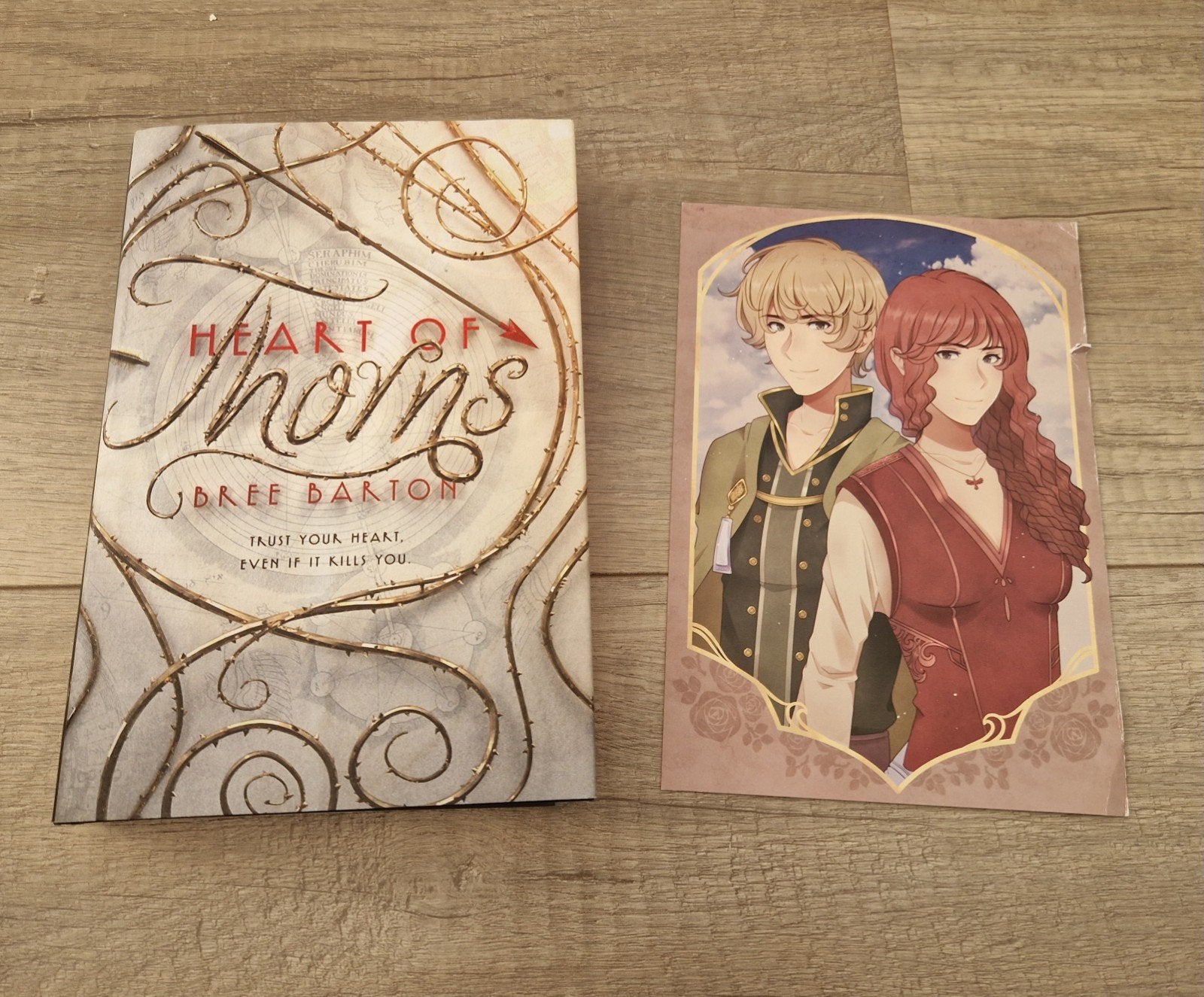 boek fairyloot heart of thorns bree barton gesigneerd engels, Ophalen of Verzenden, Zo goed als nieuw