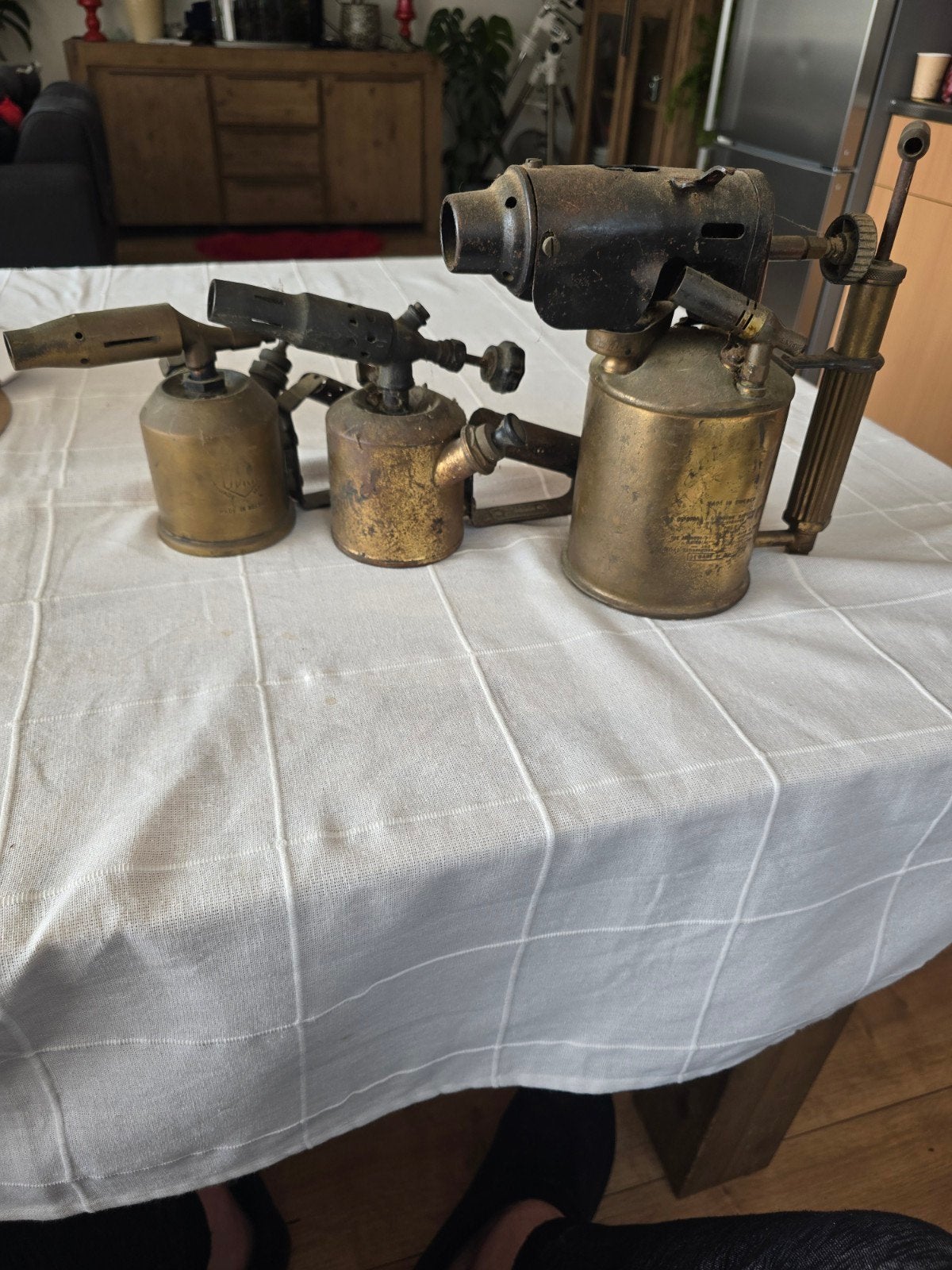 antiek gasbrander, Ophalen of Verzenden