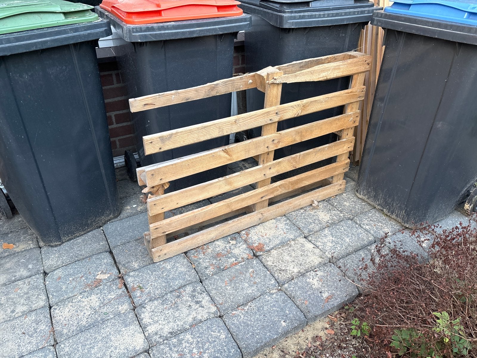 Gratis houten pallet, Ophalen, Gebruikt, 25 tot 50 mm, Pallet