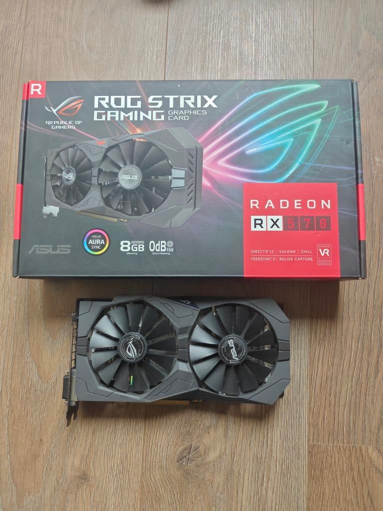 ASUS ROG Strix Radeon RX 570 8GB Gaming Videokaart, Ophalen, PCI-Express 3, AMD, HDMI