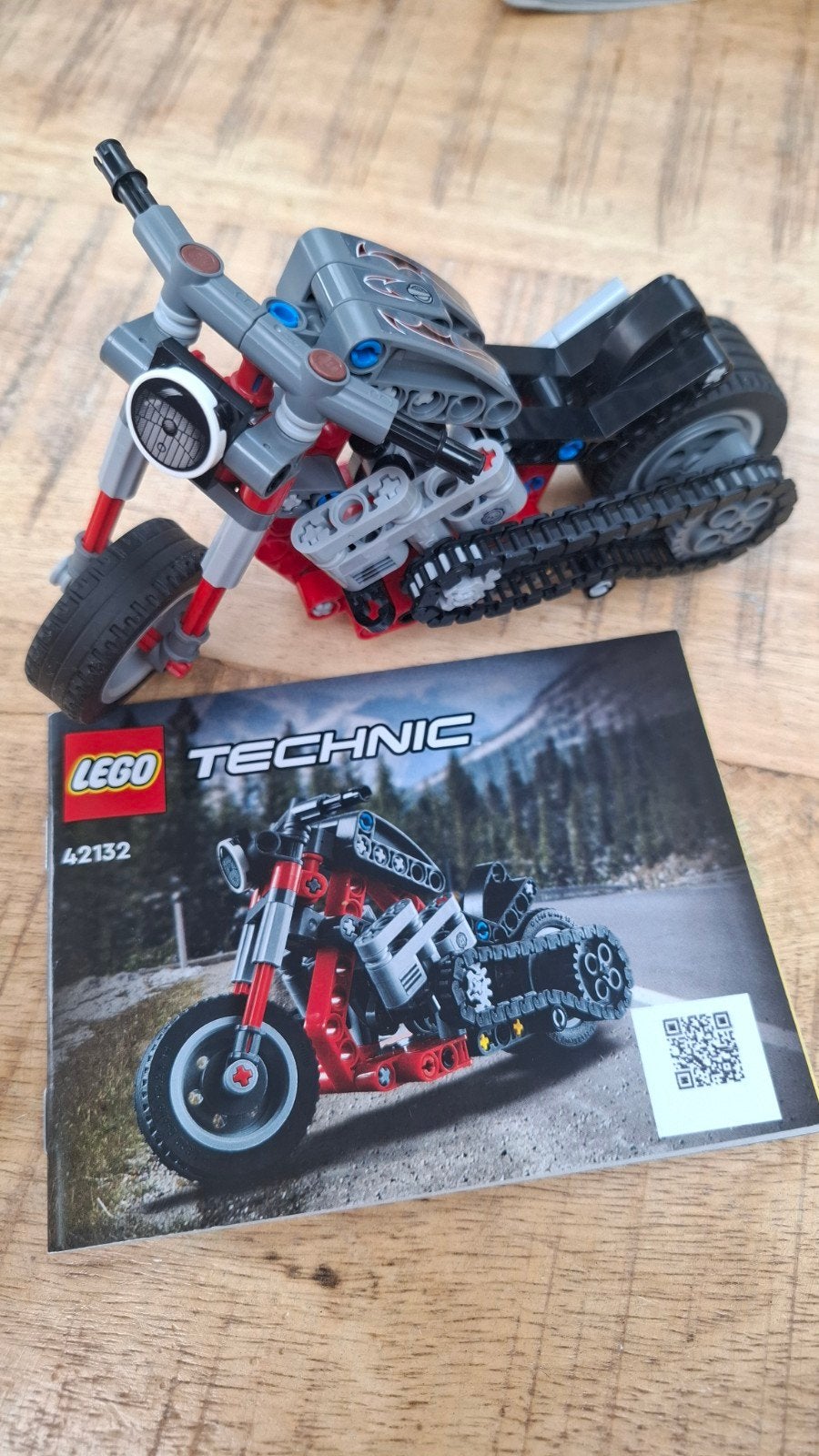 LEGO Technic 42132 Motorfiets - Zo goed als nieuw, Ophalen, Lego, Zo goed als nieuw, Technic