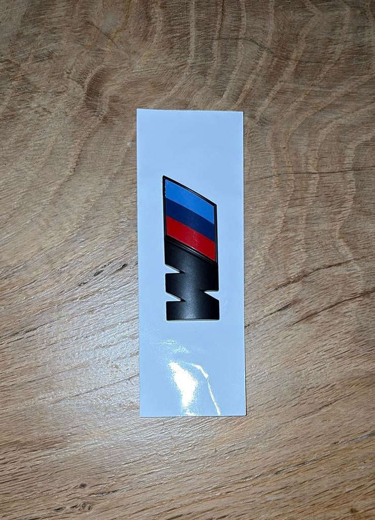 BMW M Logo - mat zwart, Ophalen of Verzenden