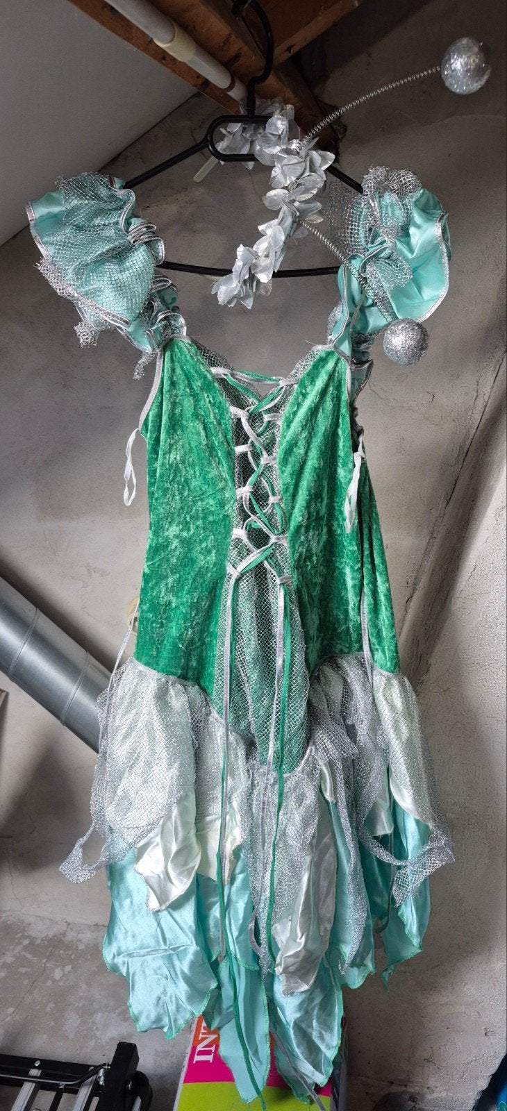 groene carnavals/verkleed jurk, Ophalen of Verzenden