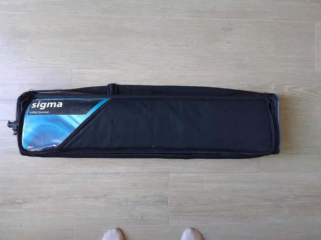 Roll-up banner Sigma, Verzamelen, Ophalen, Zo goed als nieuw, Reclamebord