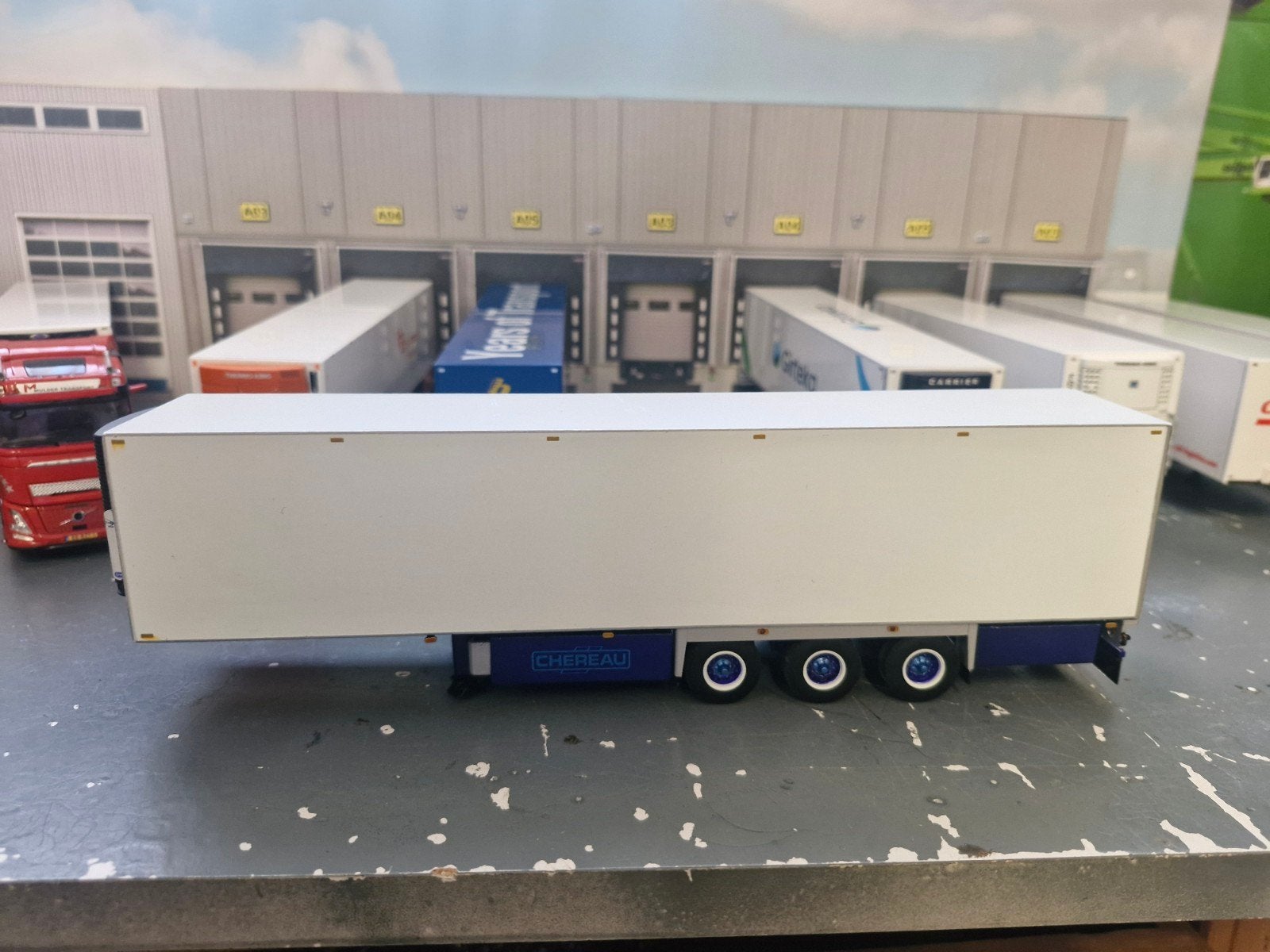 koeltrailer chereau wsi reclame vrij, Ophalen of Verzenden, Zo goed als nieuw, Bus of Vrachtwagen, Wsi