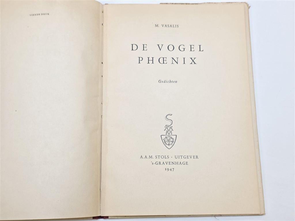 De Vogel Phoenix — Vasalis Gedichten, Stols 1947, Boeken, Ophalen of Verzenden, Gelezen