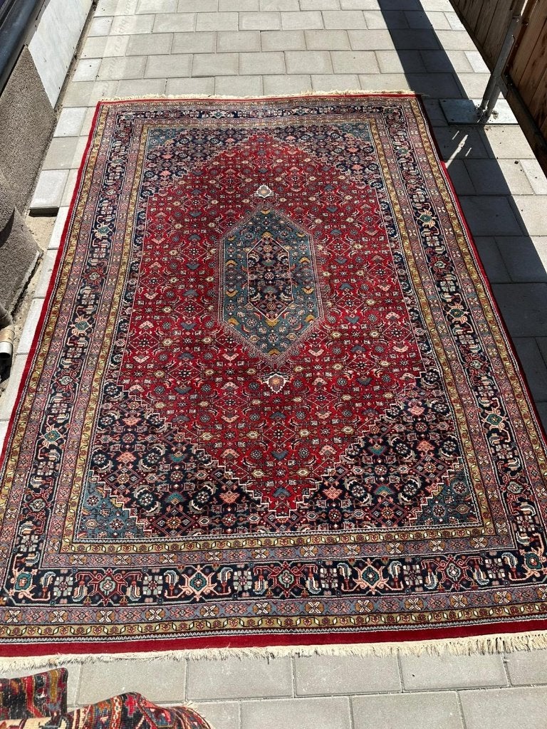 Bidjar tapijt –290195cm– sterk & prachtige kleurcontrasten, Na, 200 cm of meer, Zo goed als nieuw, NA