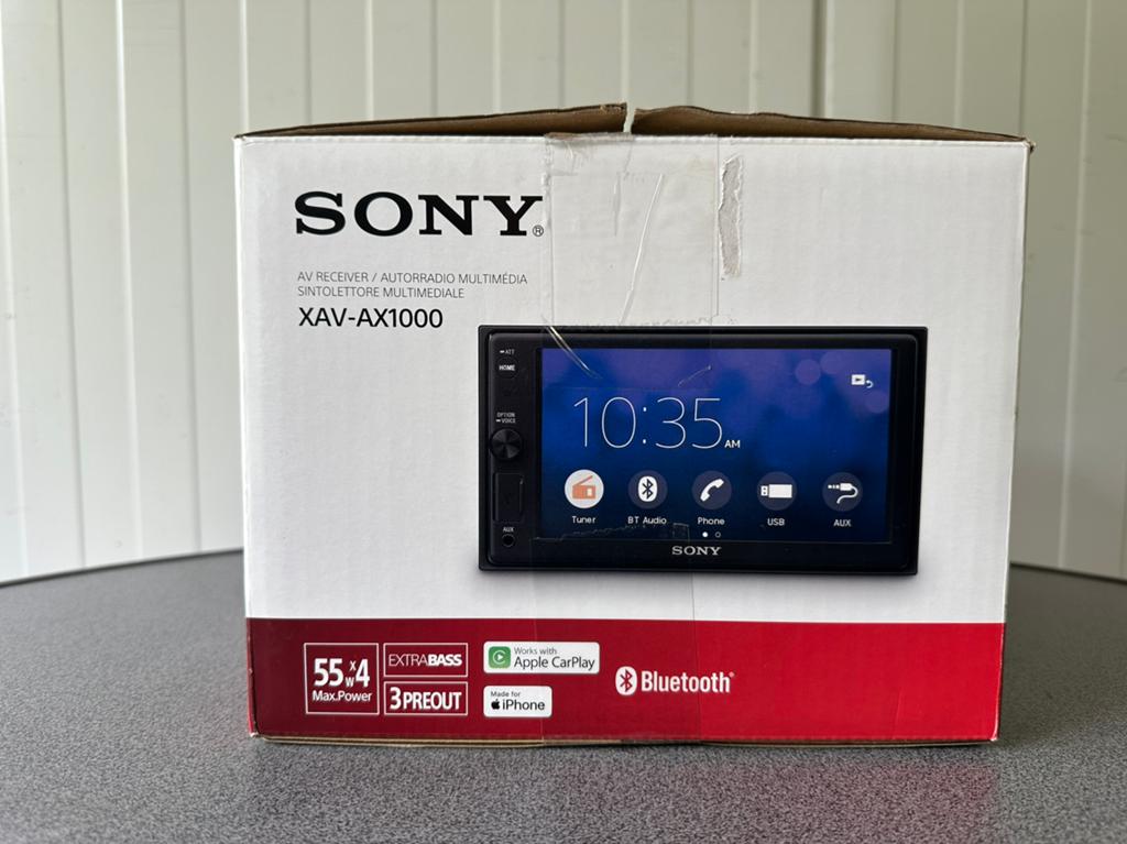 SONY XAV-AX1000 Multimediasysteem 2 din auto radio, Auto diversen, Autoradio's, Ophalen of Verzenden, Nieuw