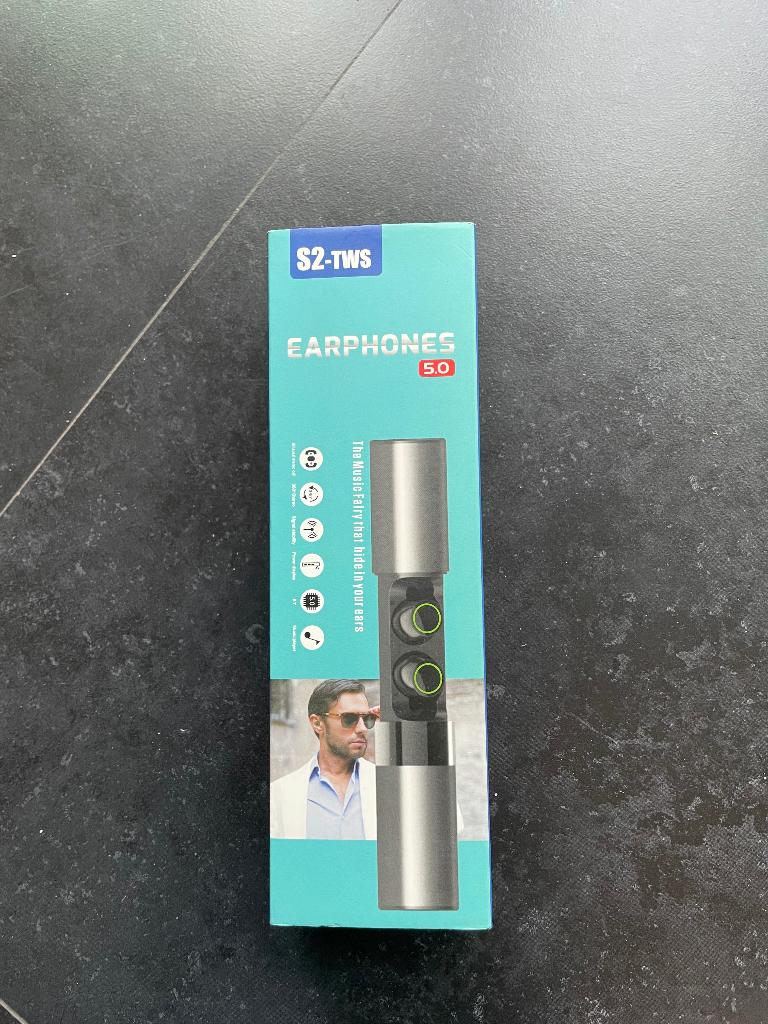 S2 TWS EarPhones, Audio, Tv en Foto, Koptelefoons, Bluetooth, Zo goed als nieuw, Over oor (circumaural), Ophalen