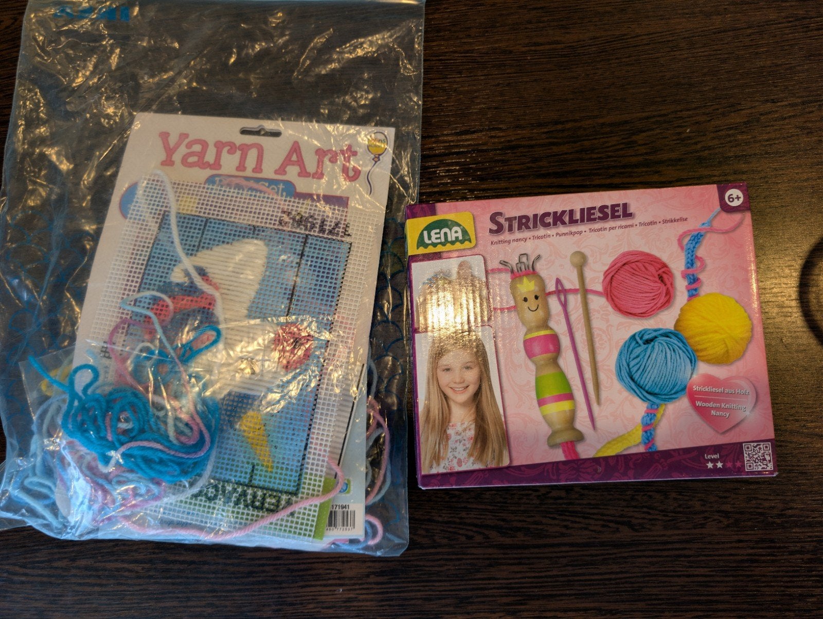 Yarn Art DIY Set Eenhoorn & Lena Strickliesel Breiset, Ophalen, Fantasie, Textiel, Nieuw