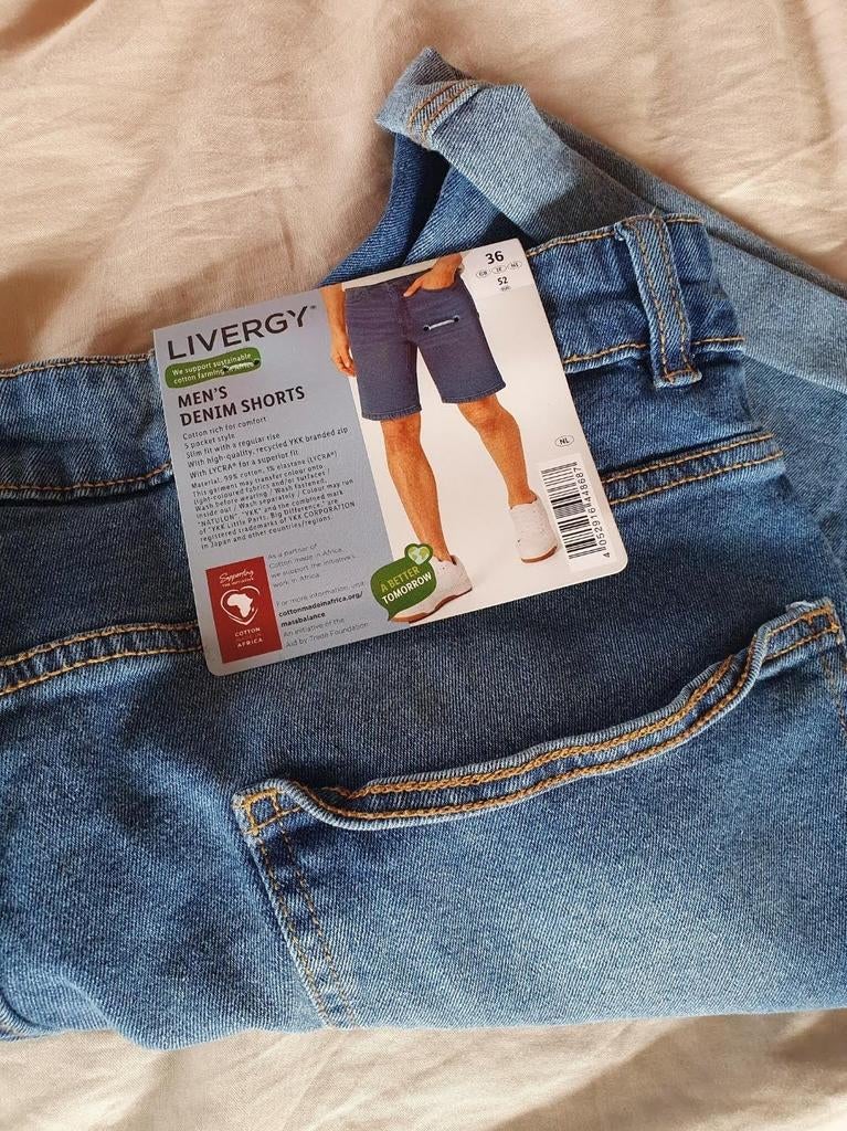 Nieuwe korte Stretchjeans mt 31 🩵, Ophalen of Verzenden, Nieuw, Maat 48/50 (M), Blauw