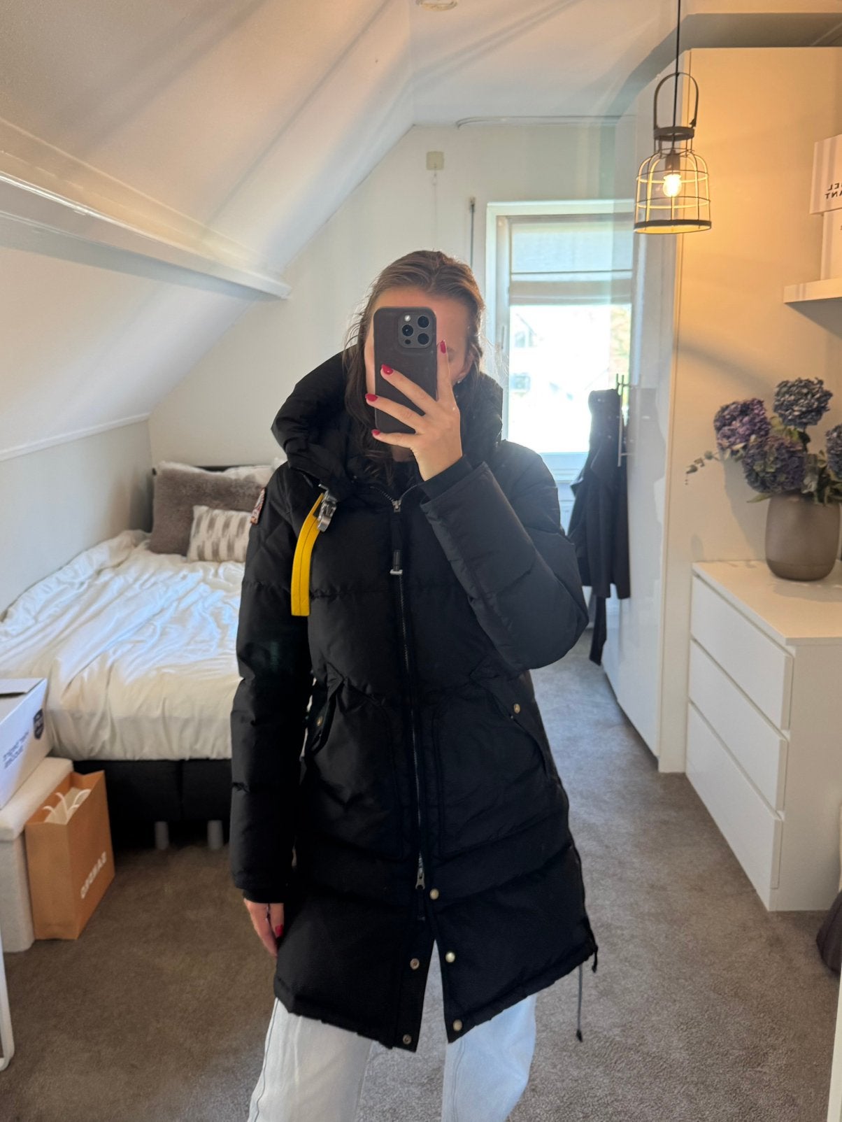 Parajumpers Long Bear winterjas S, Kleding | Dames, Ophalen of Verzenden, Maat 36 (S), Zwart