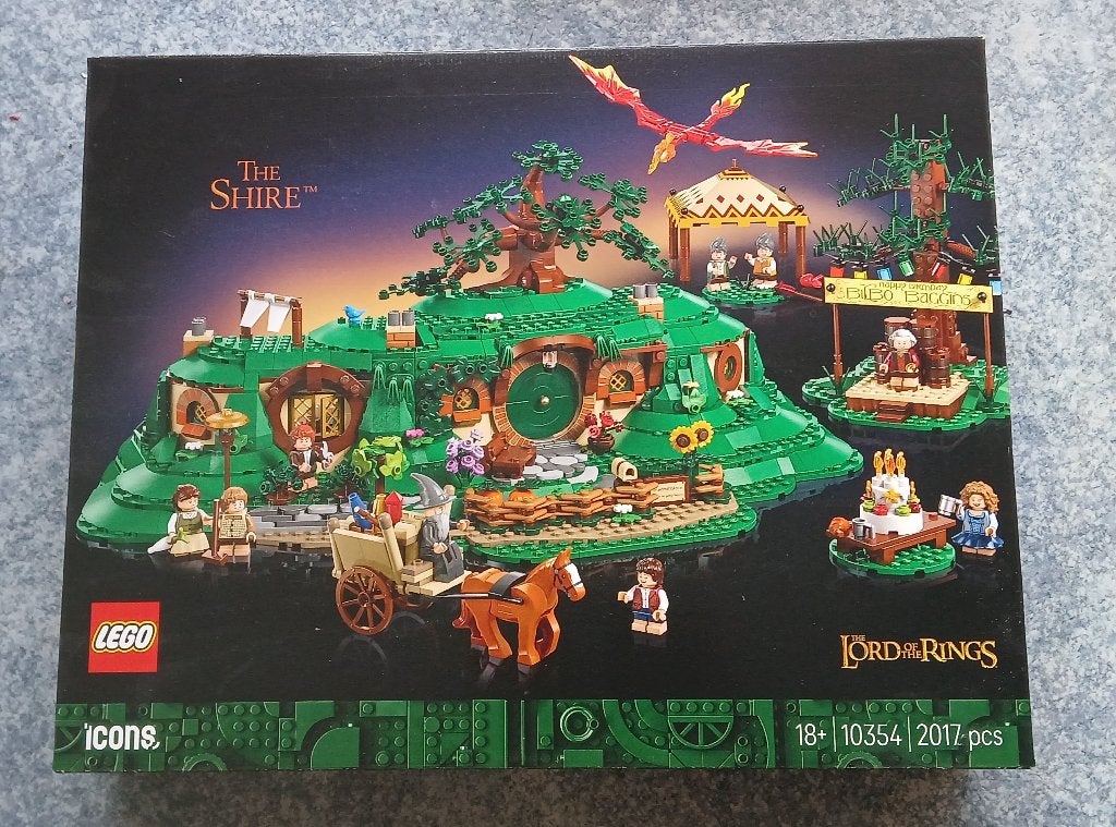 Lego Icons The Shire Lord of the Rings 10354, Lego, Ophalen of Verzenden, Zo goed als nieuw, Inclusief extra onderdelen