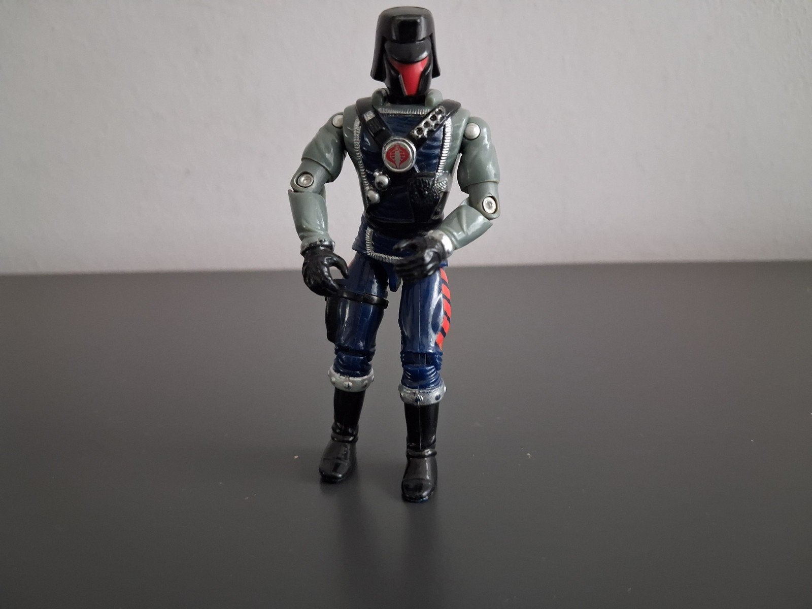 Vintage G.I. Joe Cobra Commander Actiefiguur 1990 Hasbro, Ophalen of Verzenden, Gebruikt