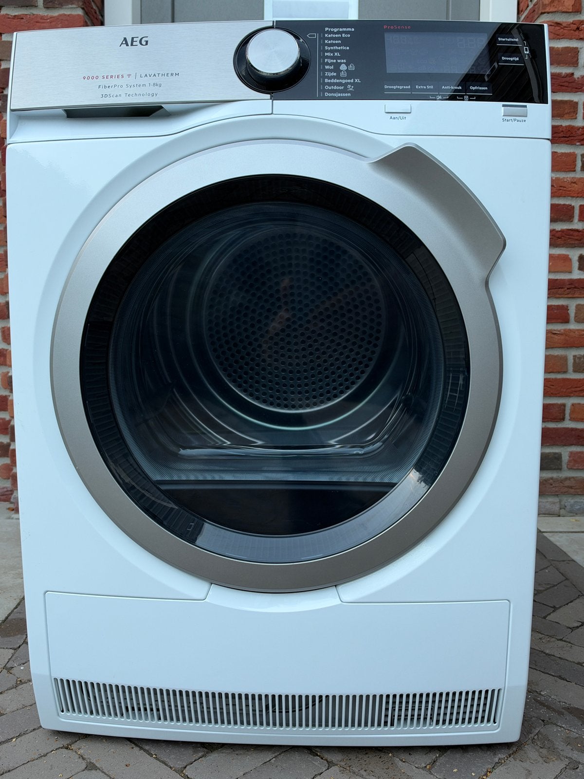 AEG Warmtepompdroger 9000 serie met 3D scan en Wifi, Ophalen, Overige typen, 8 tot 10 kg, Zo goed als nieuw