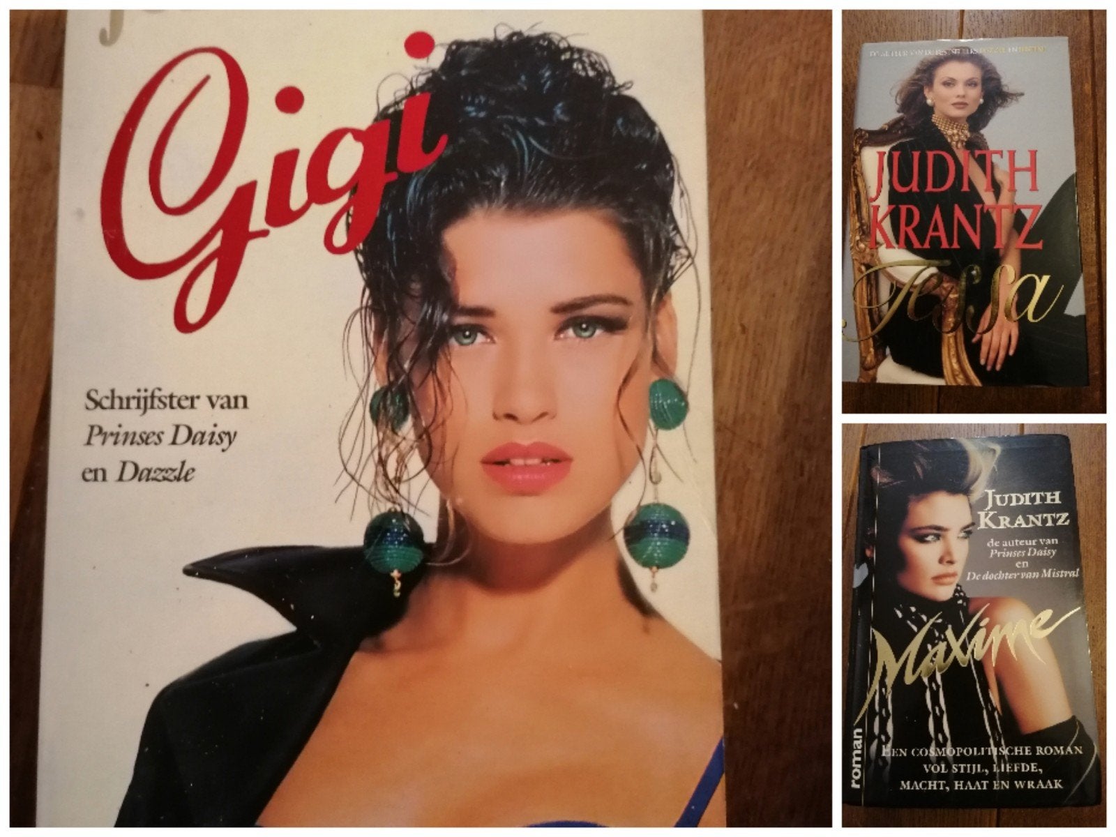 Judith Krantz Boeken Set: Gigi, Tessa em Maxime, Ophalen of Verzenden, Gelezen, Judith Krantz, Nederland
