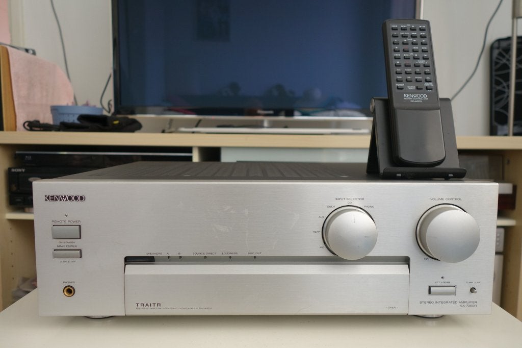 Stereo versterker Kenwood KA-7090R, Audio, Tv en Foto, Versterkers en Receivers, Gebruikt, 60 tot 120 watt, Stereo, Ophalen