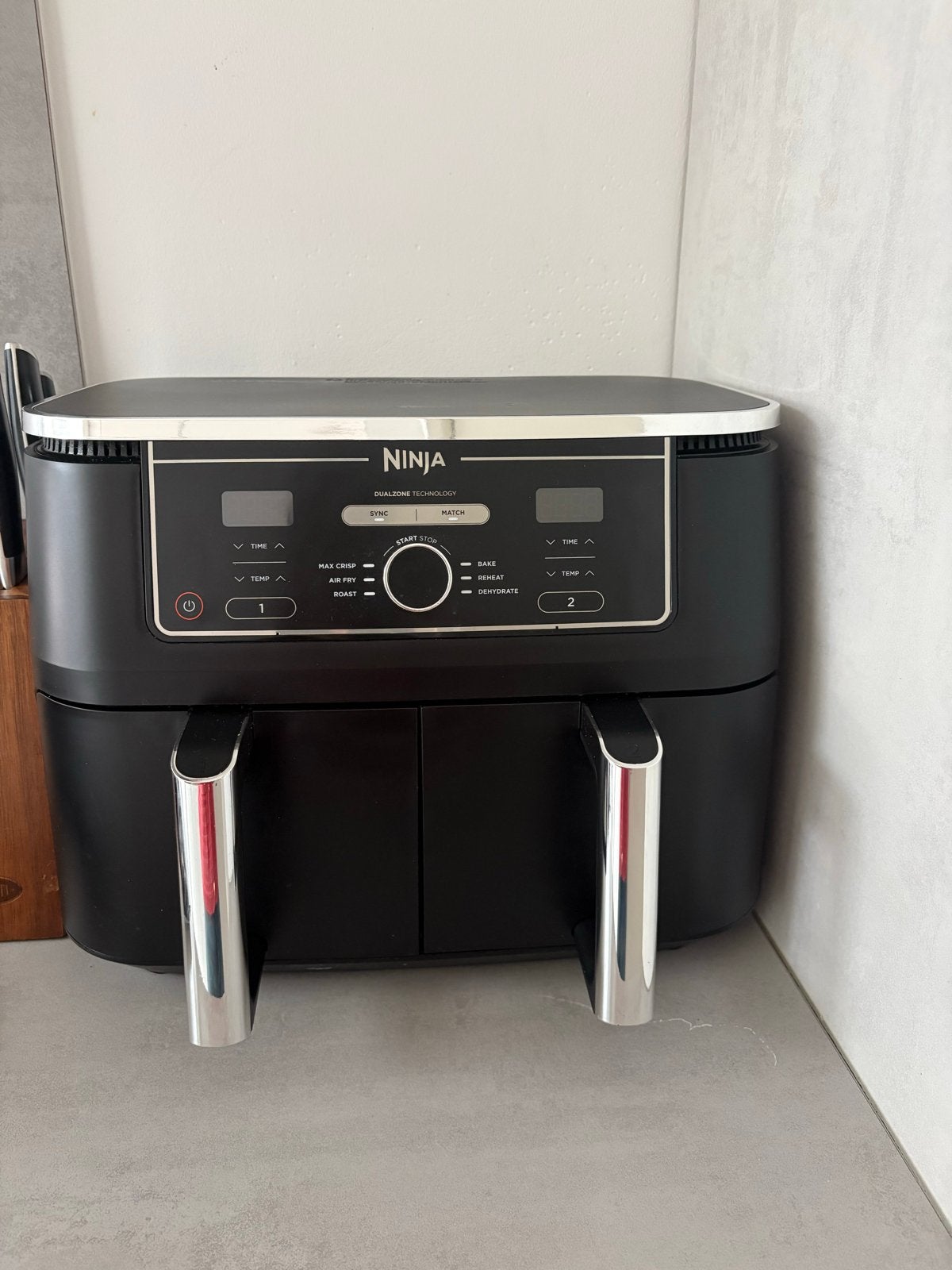 Ninja Foodi Dual Zone Airfryer AF300EU - Zo goed als nieuw, Ophalen of Verzenden, Zo goed als nieuw, Airfryer, 1500 gram of meer