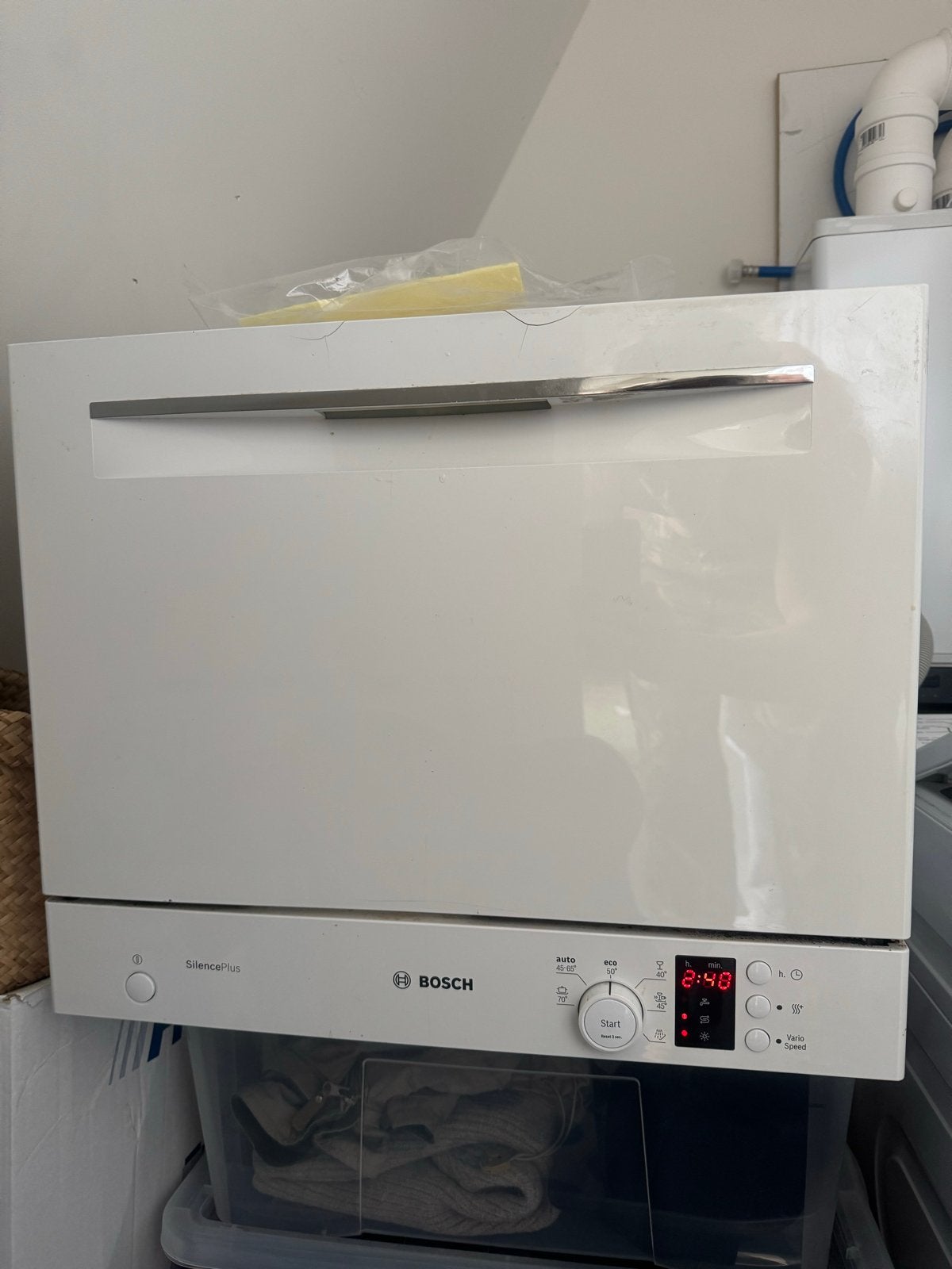 Kleine Bosch SilencePlus SKS2ITW00E Mini Vaatwasser, Gebruikt, Eco programma, Minder dan 10 liter, Ophalen of Verzenden
