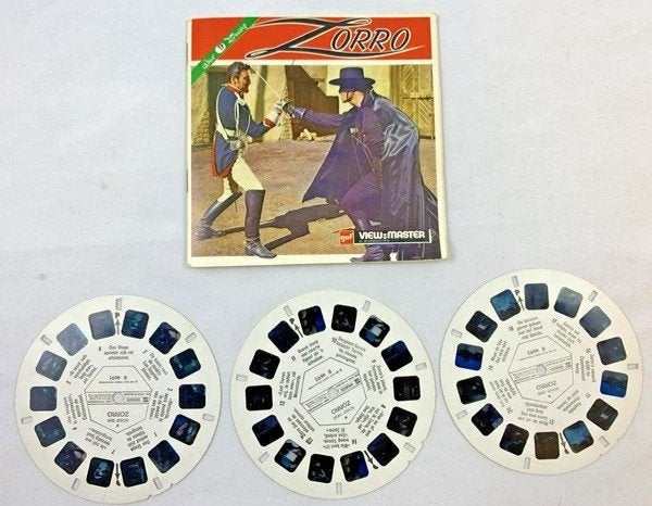 GAF View-Master Disney Zorro viewmaster compleet vintage, Coolsingel 104, 3011 AG Rotterdam, Netherlands, Verzenden, Zo goed als nieuw