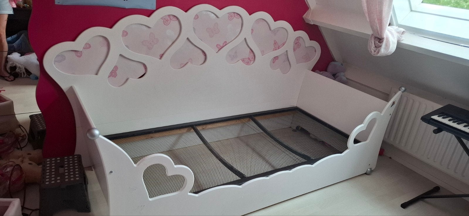 hartjes bed met led verlichting, Ophalen, 180 cm of meer, 85 tot 100 cm, Matras