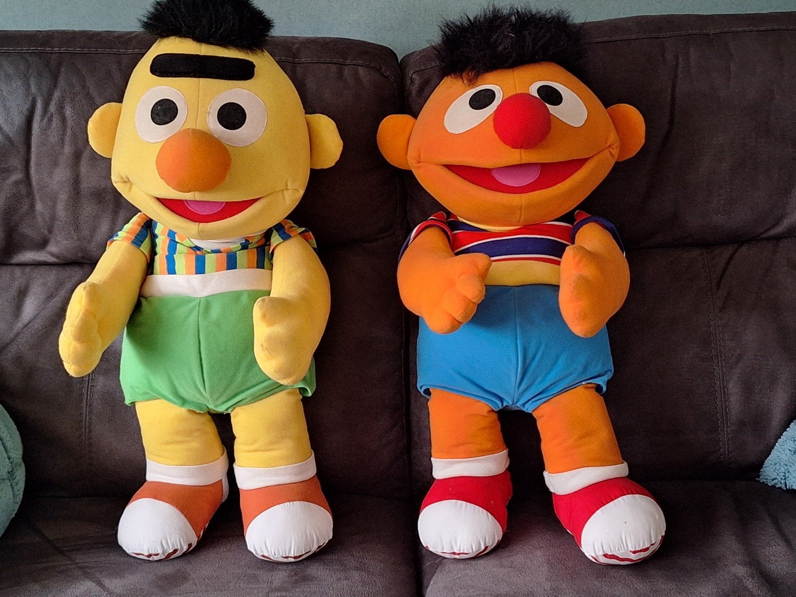 grote vintage Bert & Ernie 1997, Ophalen of Verzenden, Zo goed als nieuw, Overige typen, Middelgroot (20 tot 80 cm)