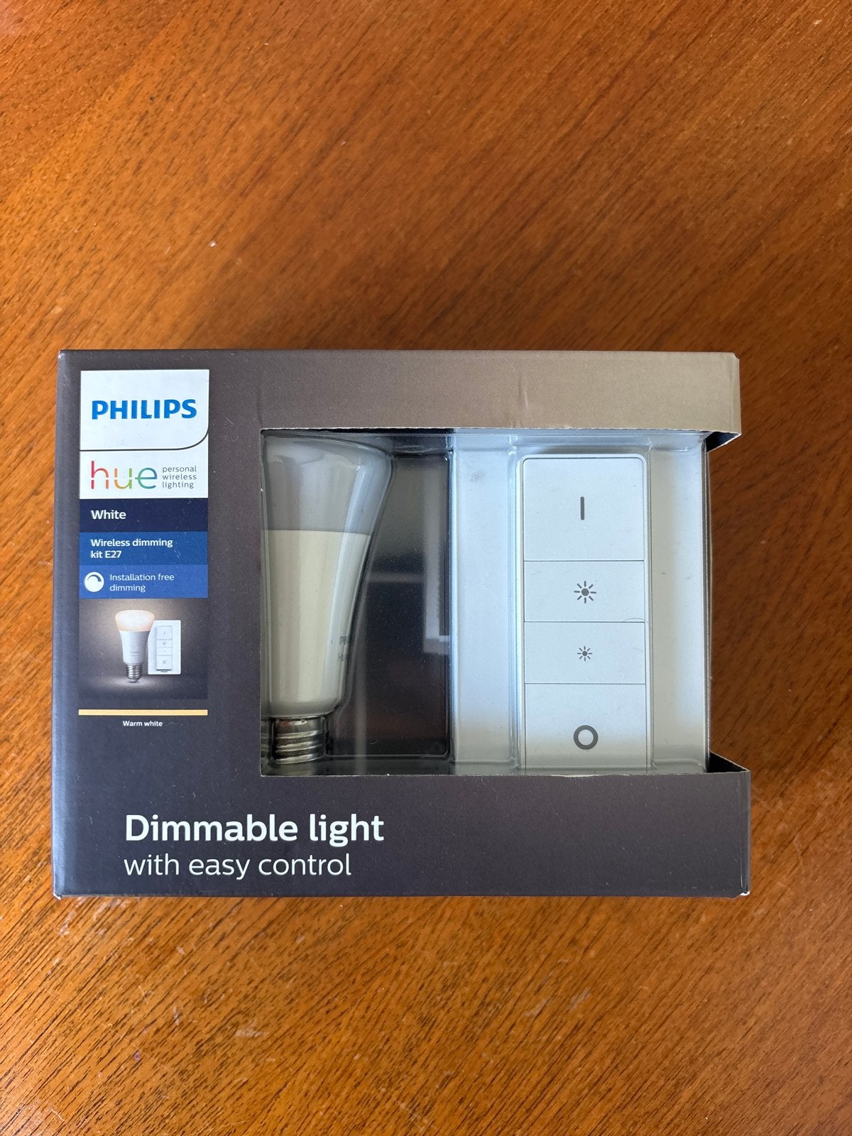 Philips Hue White Draadloze Dimkit E27 - Nieuw in doos, Huis en Inrichting, Lampen | Overige, Wit, Nieuw, Philips Hue, Dimbaar