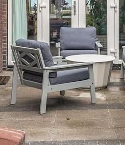 IKEA tuinstoelen incl kussens en bijzettafel (2 stoelen), Tuin en Terras, Tuinsets en Loungesets, 2 zitplaatsen, Gebruikt, Ophalen of Verzenden