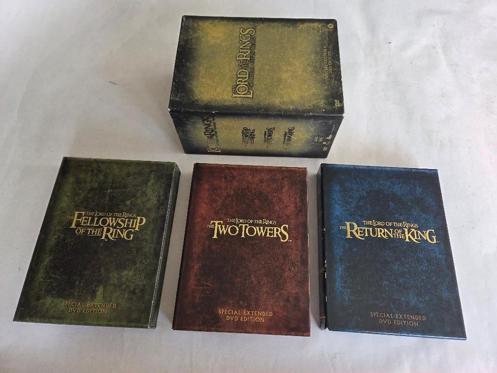 Lord of the Rings Box Trilogy Extended Edition 12 DVD-set, Verzamelen, Lord of the Rings, Ophalen of Verzenden, Zo goed als nieuw